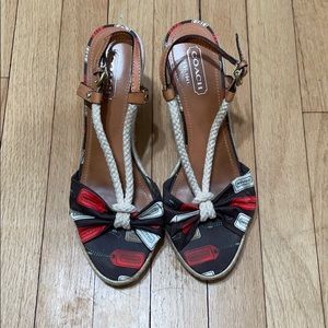 Coach espadrilles. Size 9.